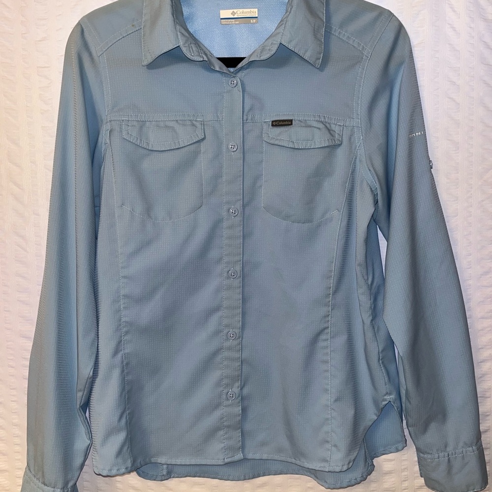 Columbia Light Blue Button Down Shirt